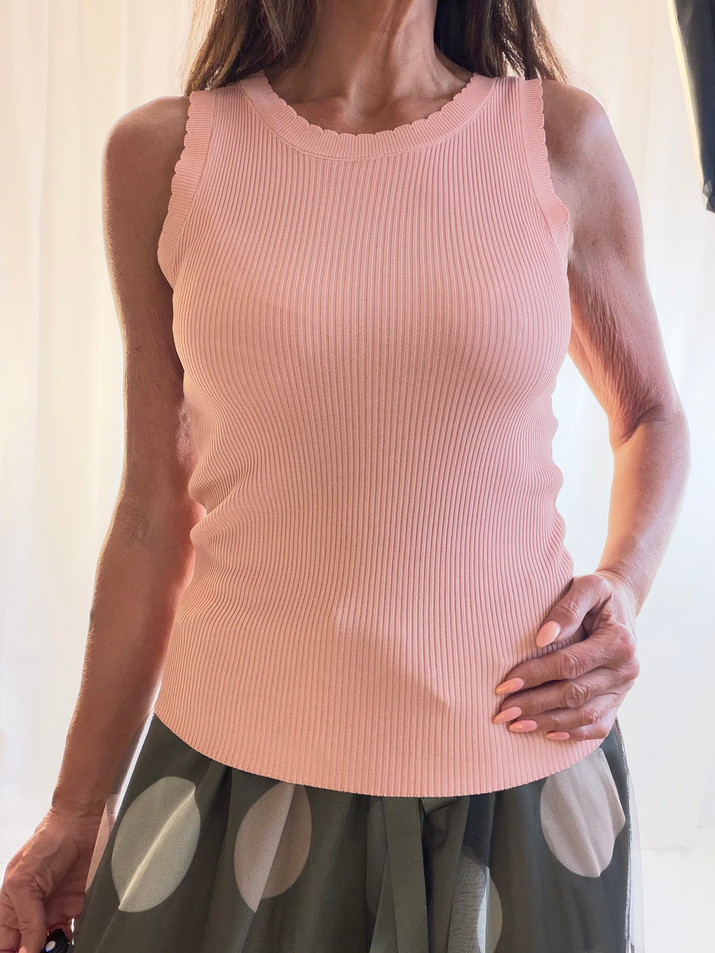 Luxurious soft feel vest top