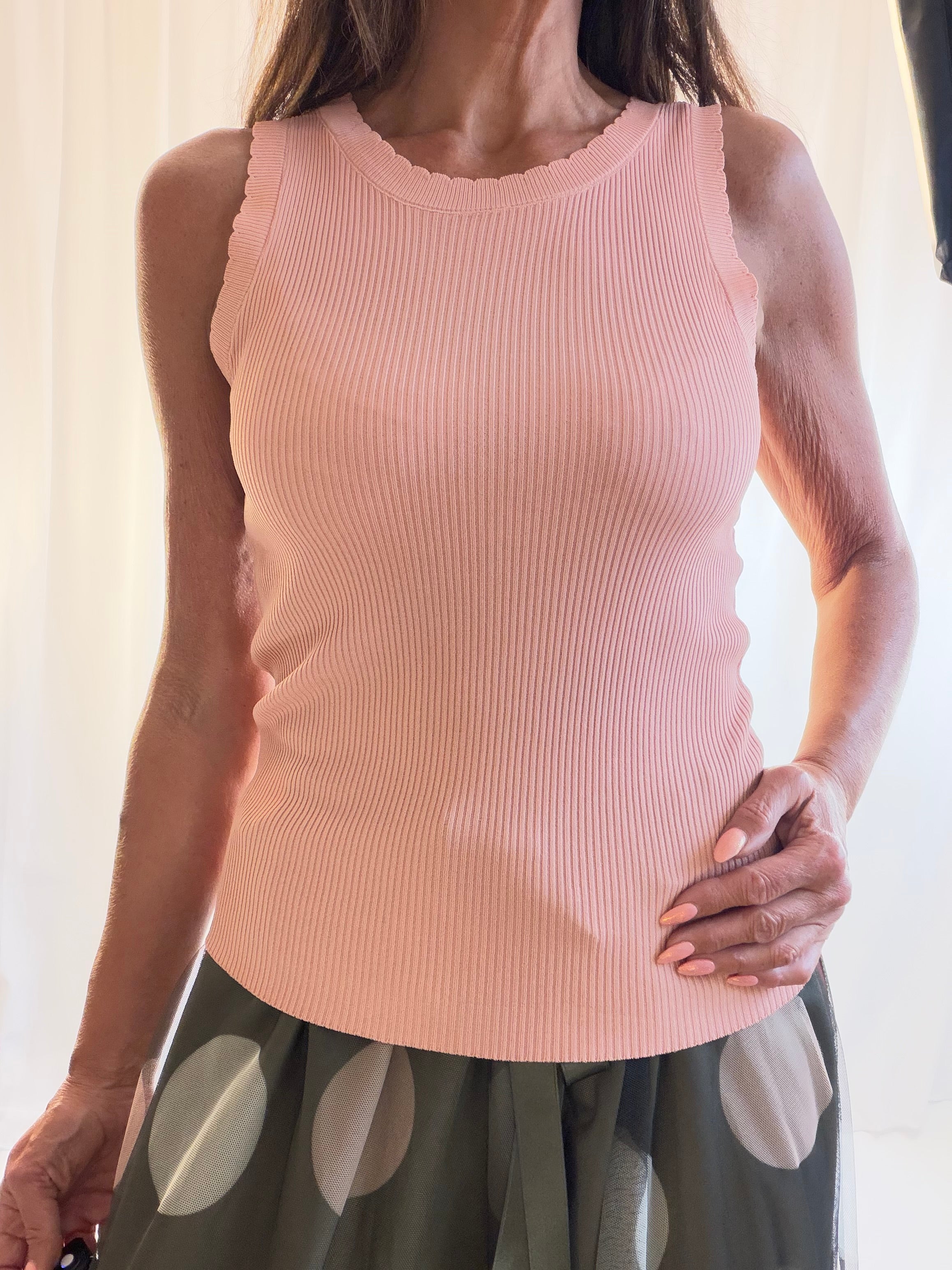 Luxurious soft feel vest top