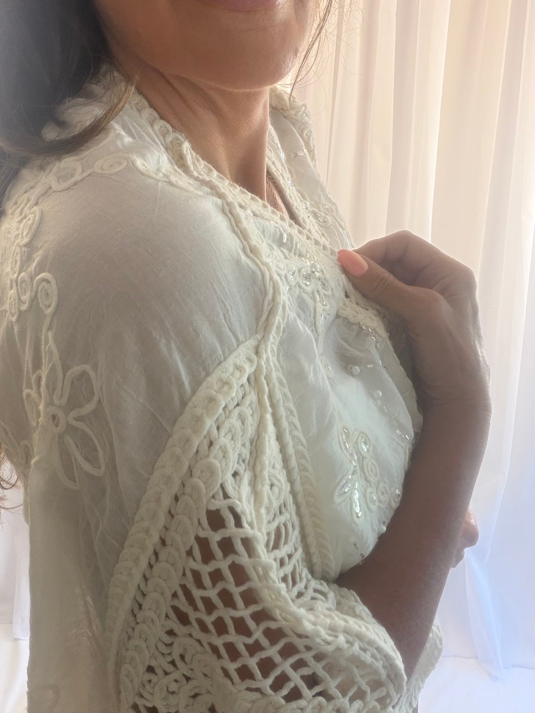 Isla the batwing embellished cardigan