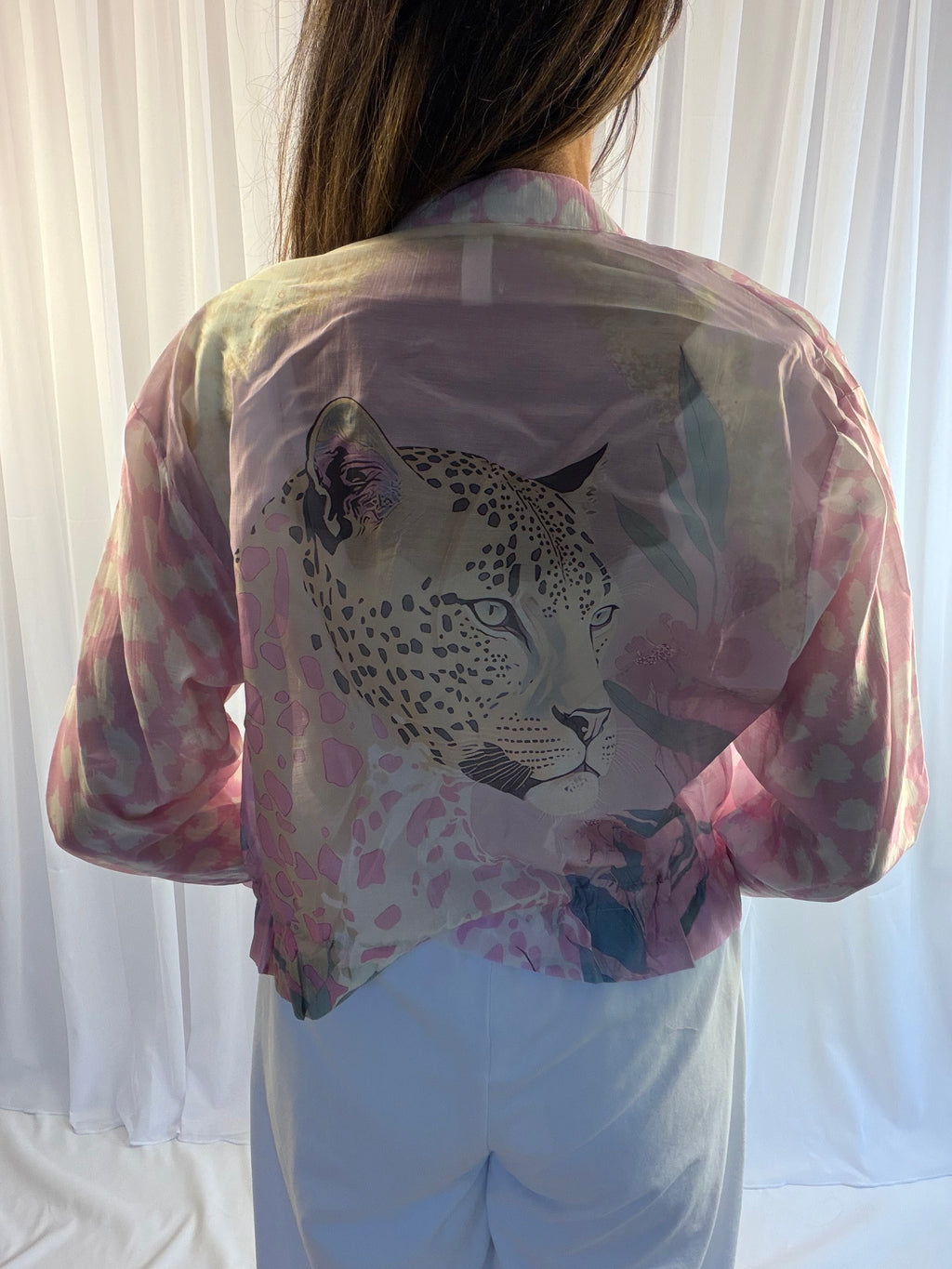 Iona - Animal print bomber jacket