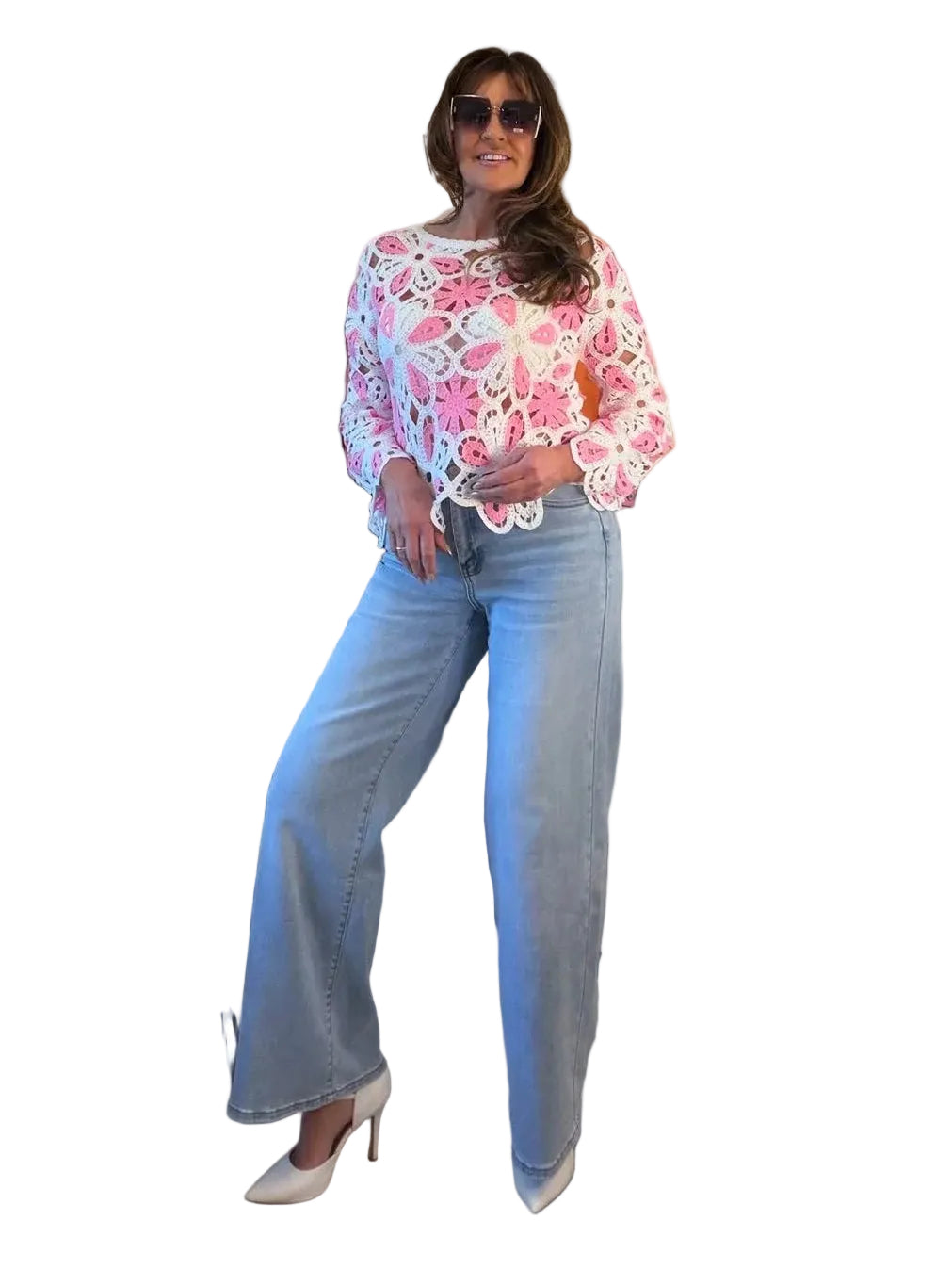 Fiona Floral Crochet Top