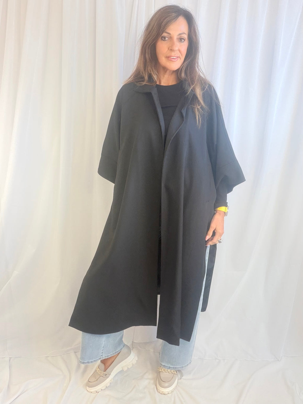 Isla - LUXE-coat special edition with split sides.