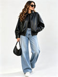 Bella faux leather jacket
