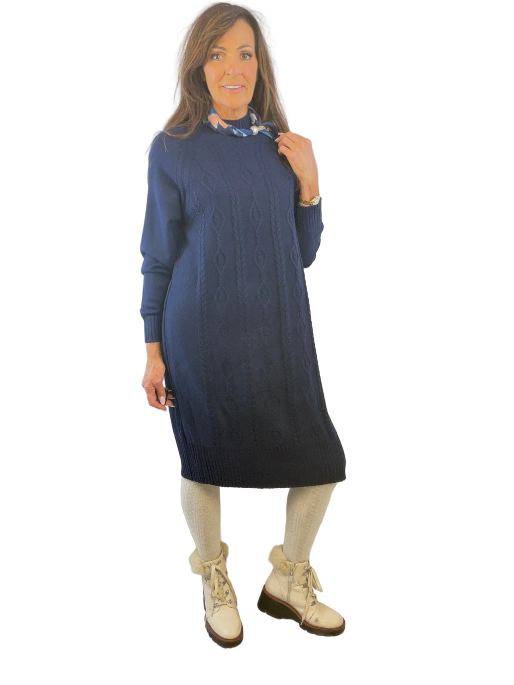 The Lara Cable Knit Dress