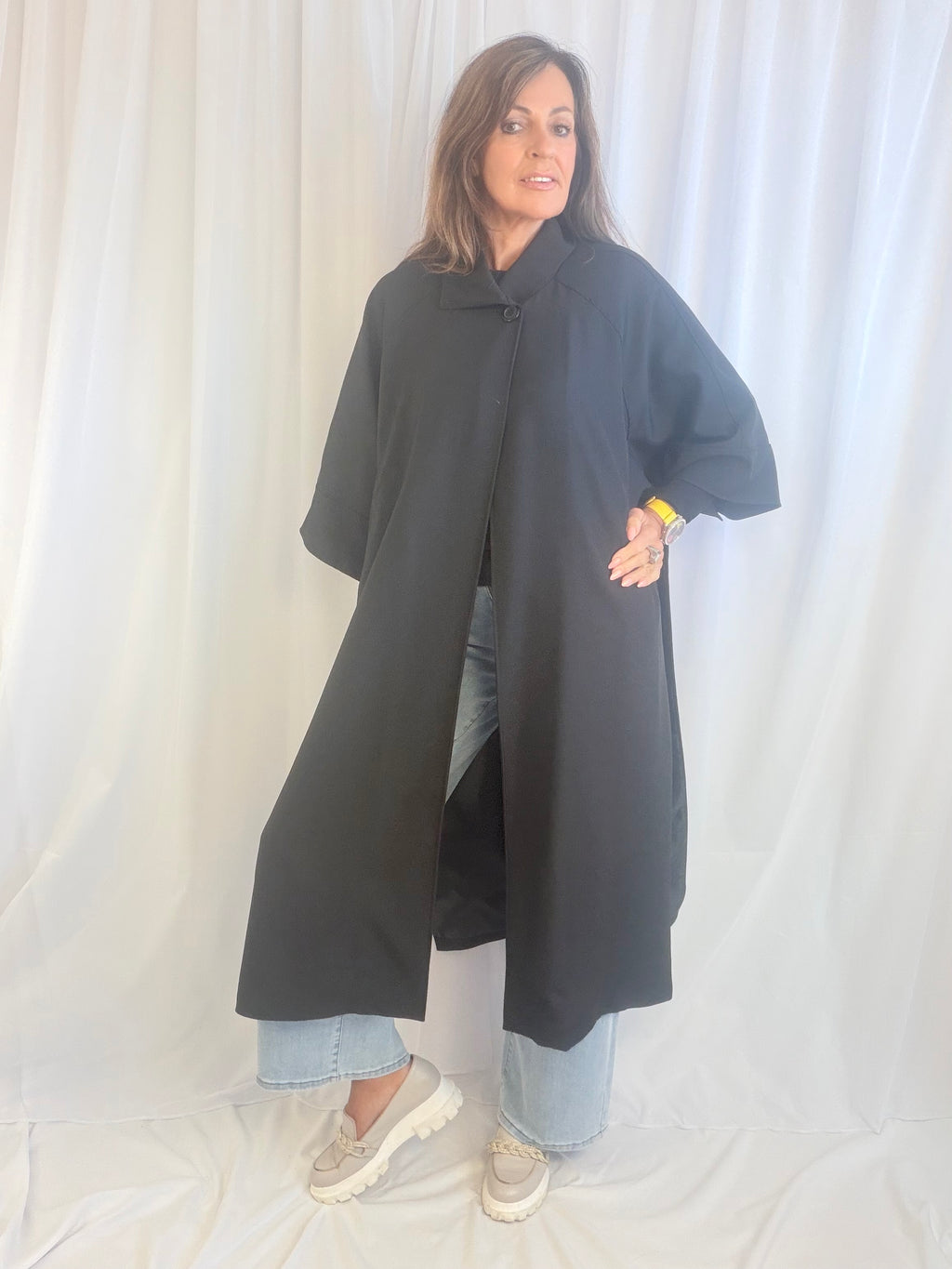 Isla - LUXE-coat special edition with split sides.