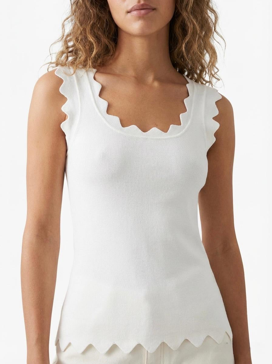 Scarlett Scallop Top