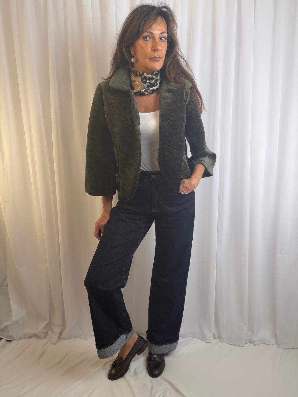 Genevieve Luxe Velvety Jacket