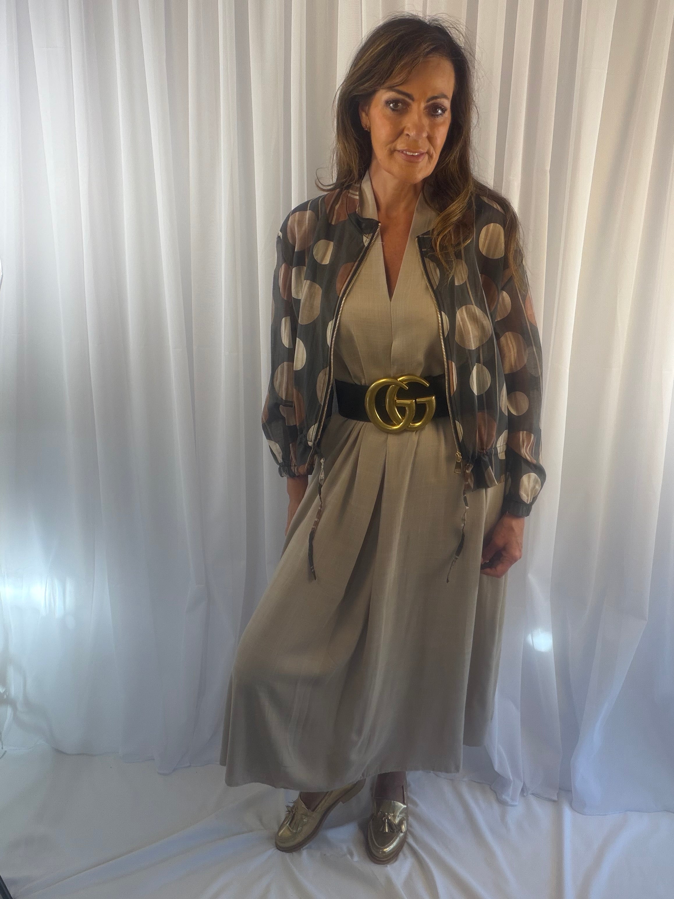 Lucia the V neck maxi