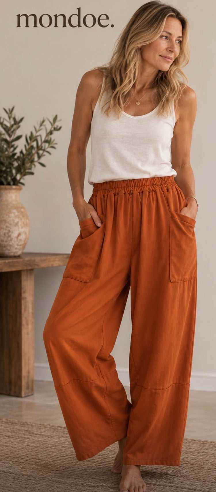 Patsy easy wear pocket trousers