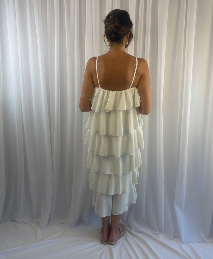 Roxy ruffle tiered maxi dress