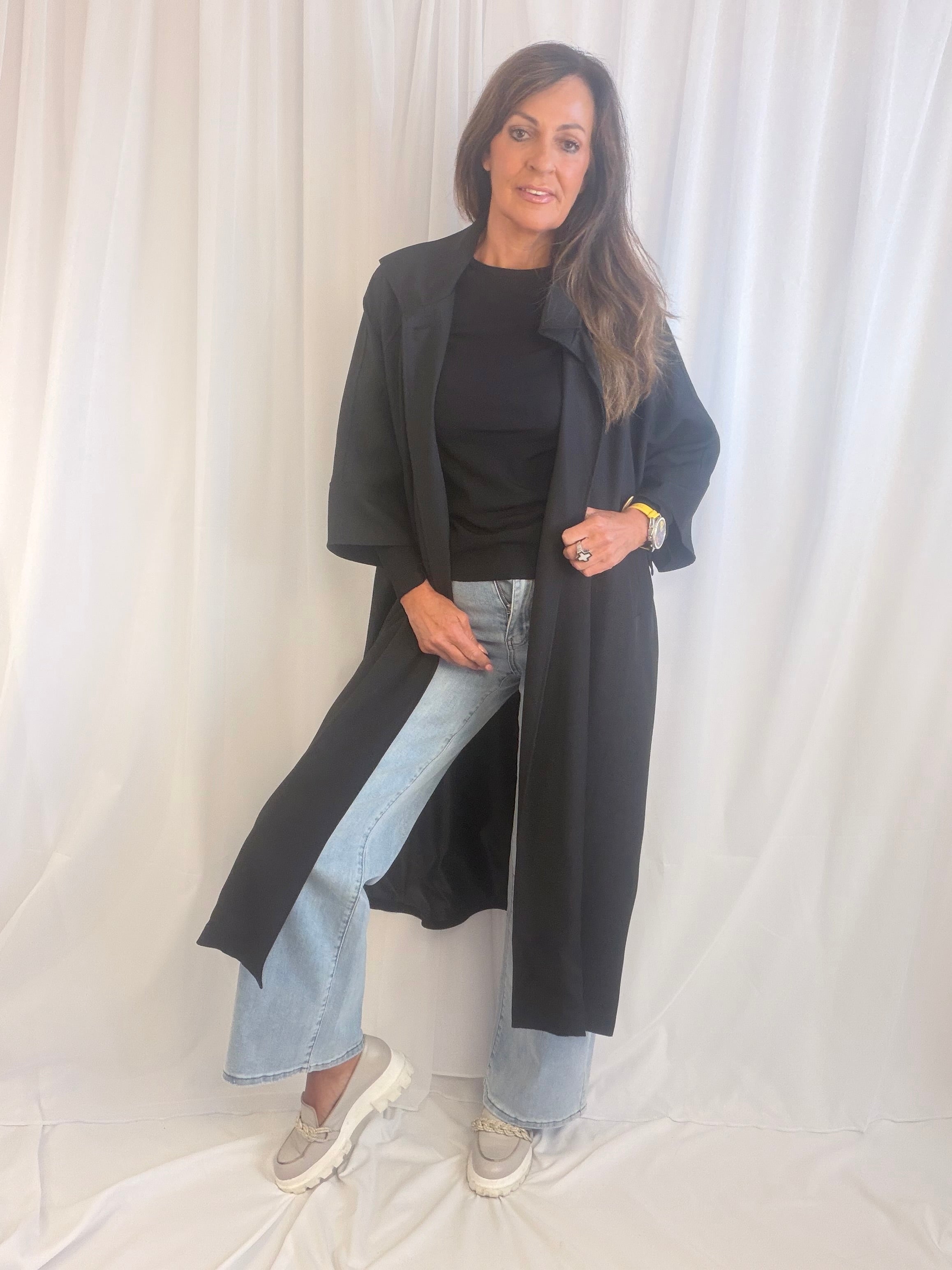 Isla - LUXE-coat special edition with split sides.