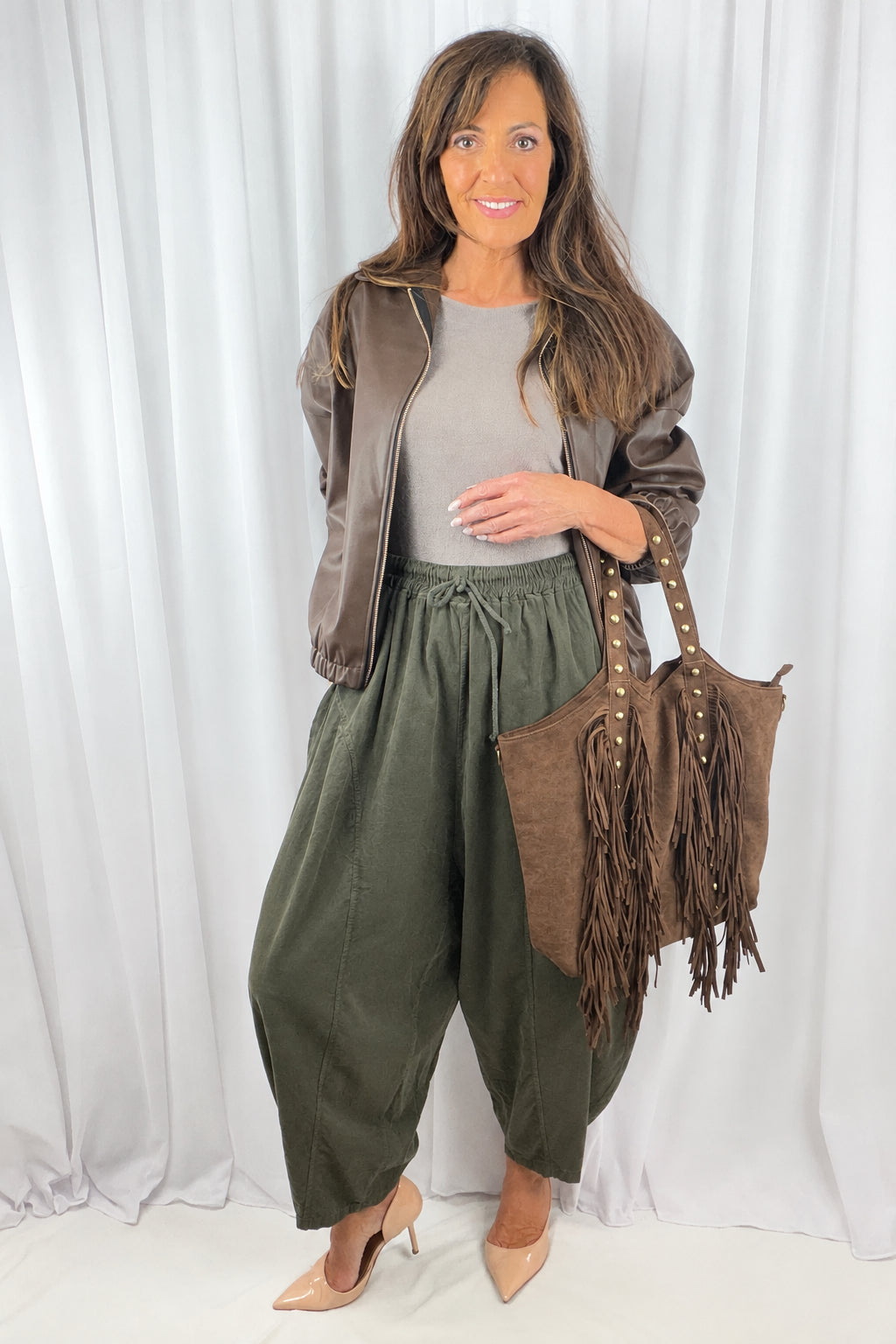 Blair balloon corduroy trousers