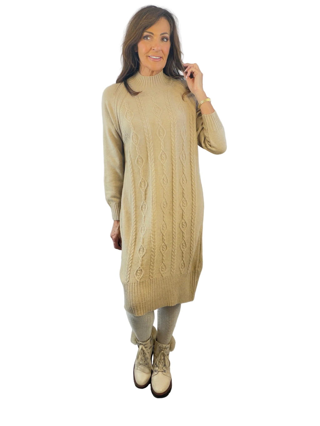 The Lara Cable Knit Dress