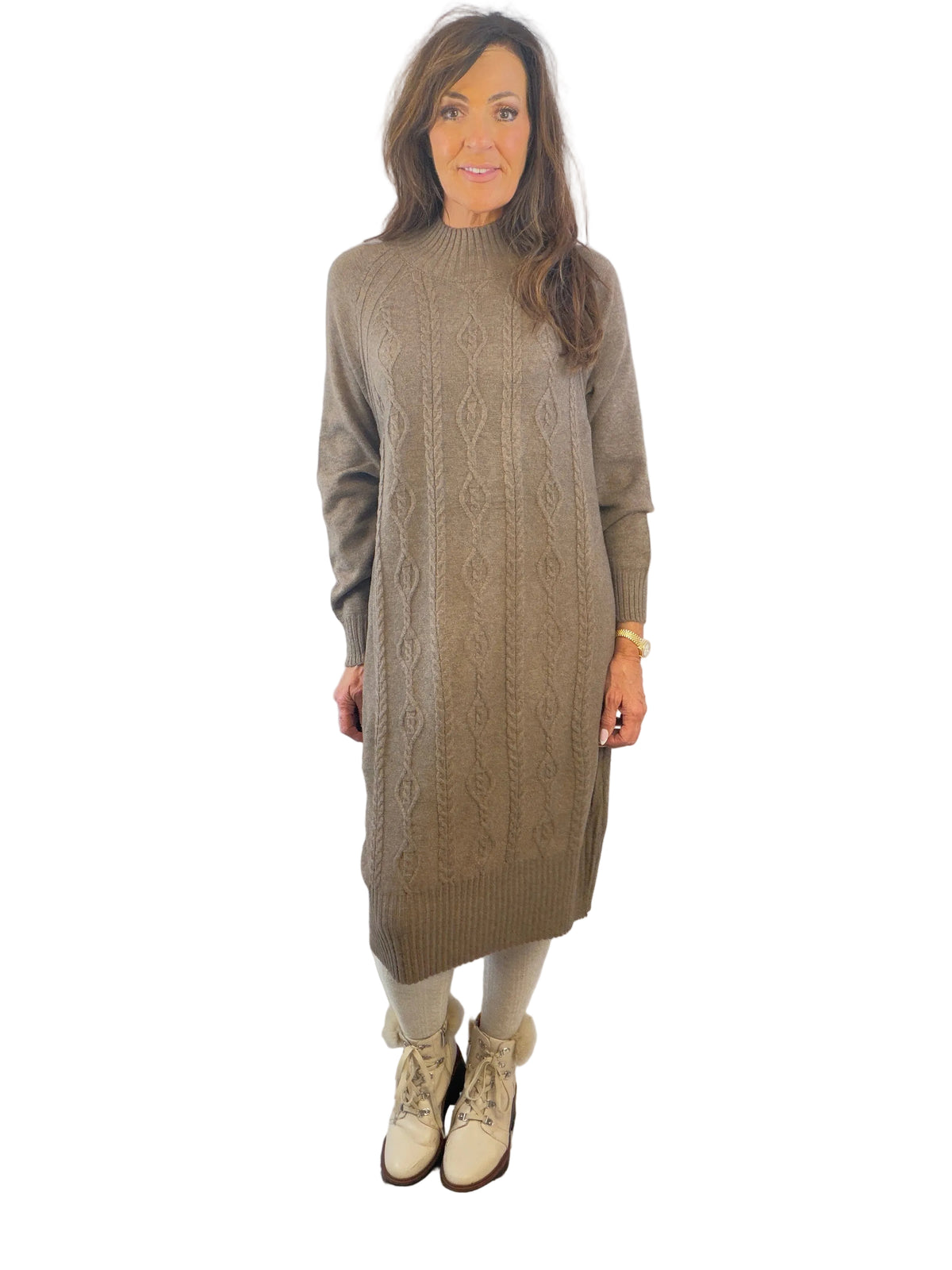 The Lara Cable Knit Dress
