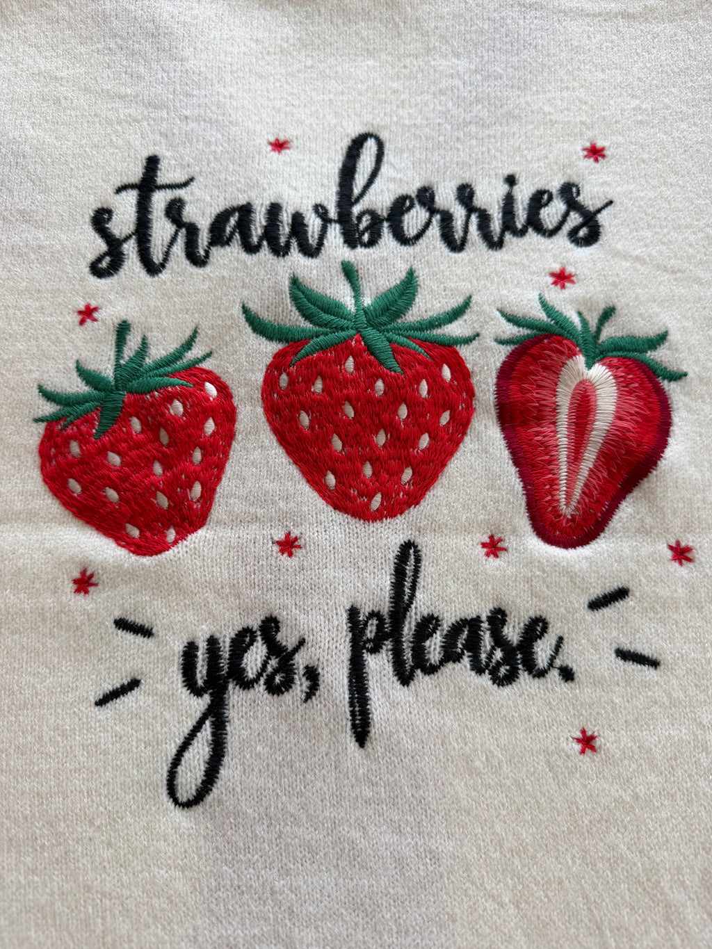 Sally Strawberries & Cream Cardigan