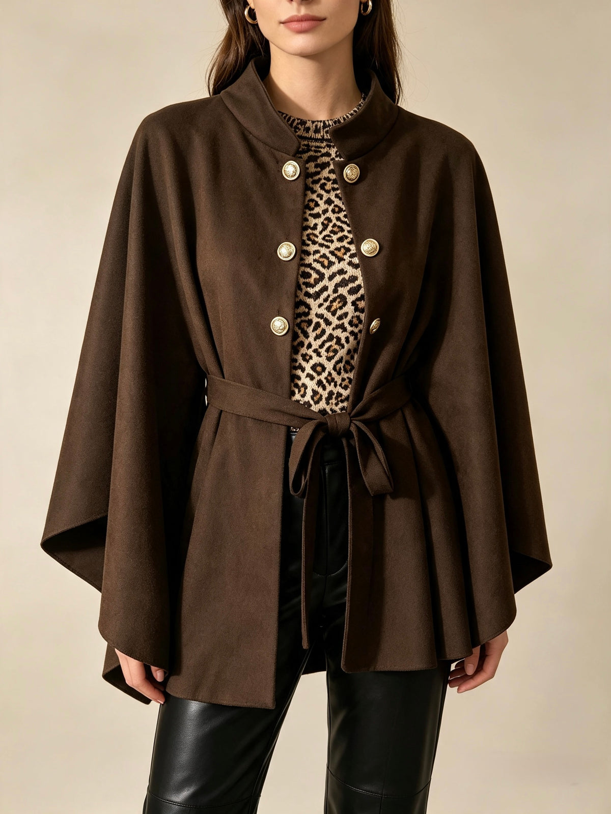 Petra Suedette poncho