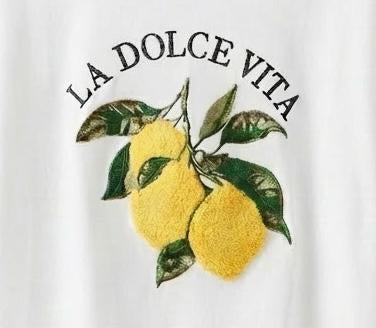La Dolce Vita Lemon Tee