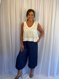 Bella balloon leg silky trousers