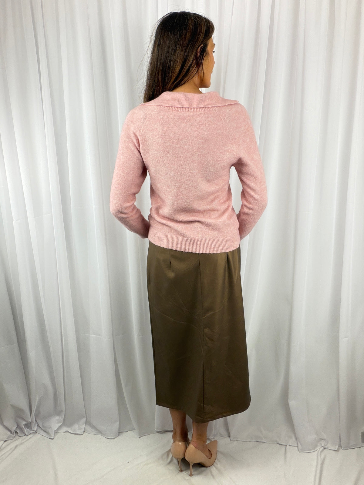 Elisa easy wear V neck collar jumper