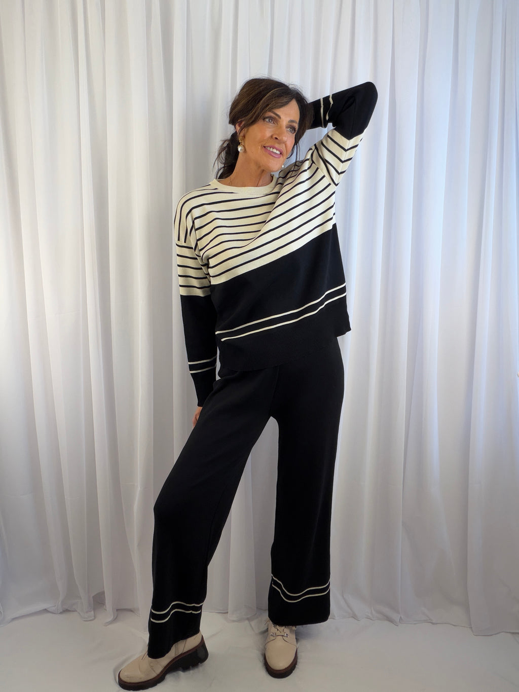 Isabella stripe co-ord