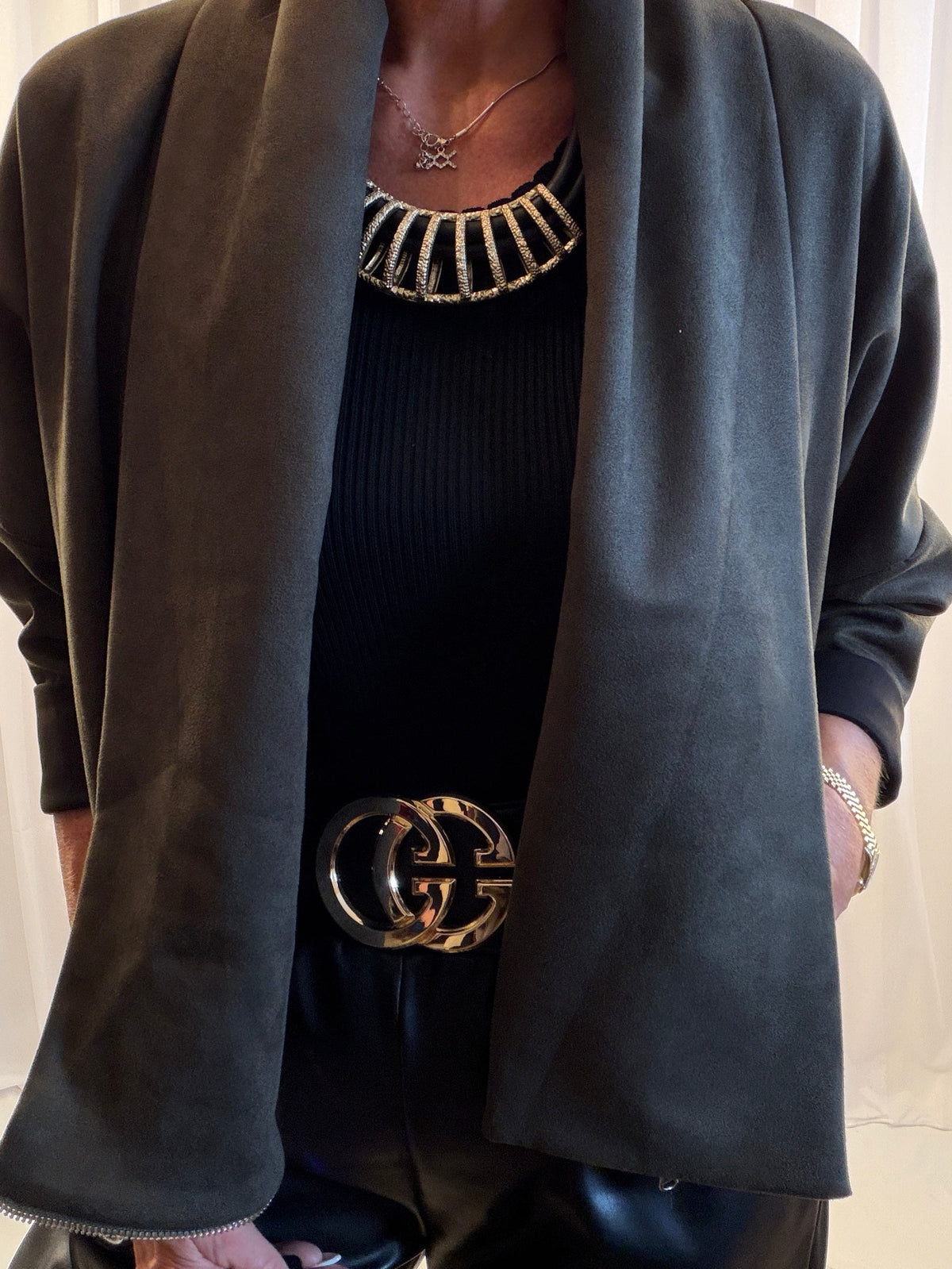 Zara the two way zip jacket
