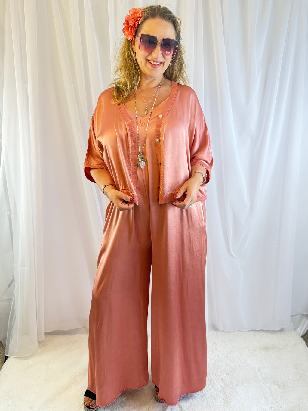 Annie LUXE jumpsuit & jacket coord