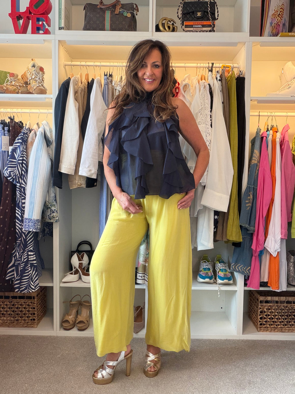 ‘Russella ruffle top