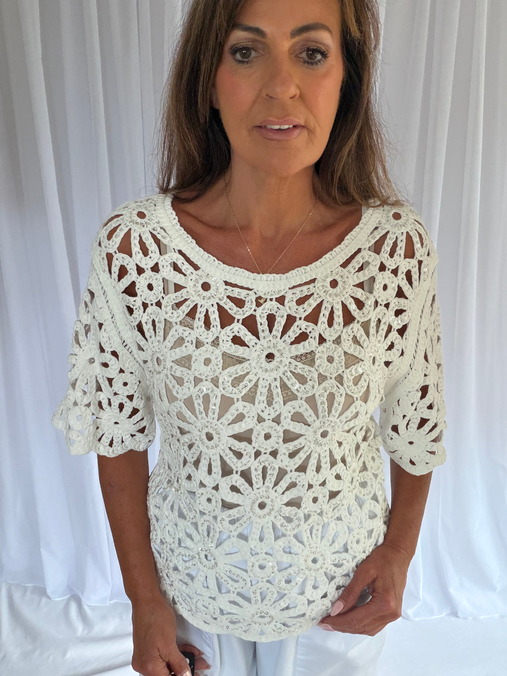 Demi daisy 3/4 top