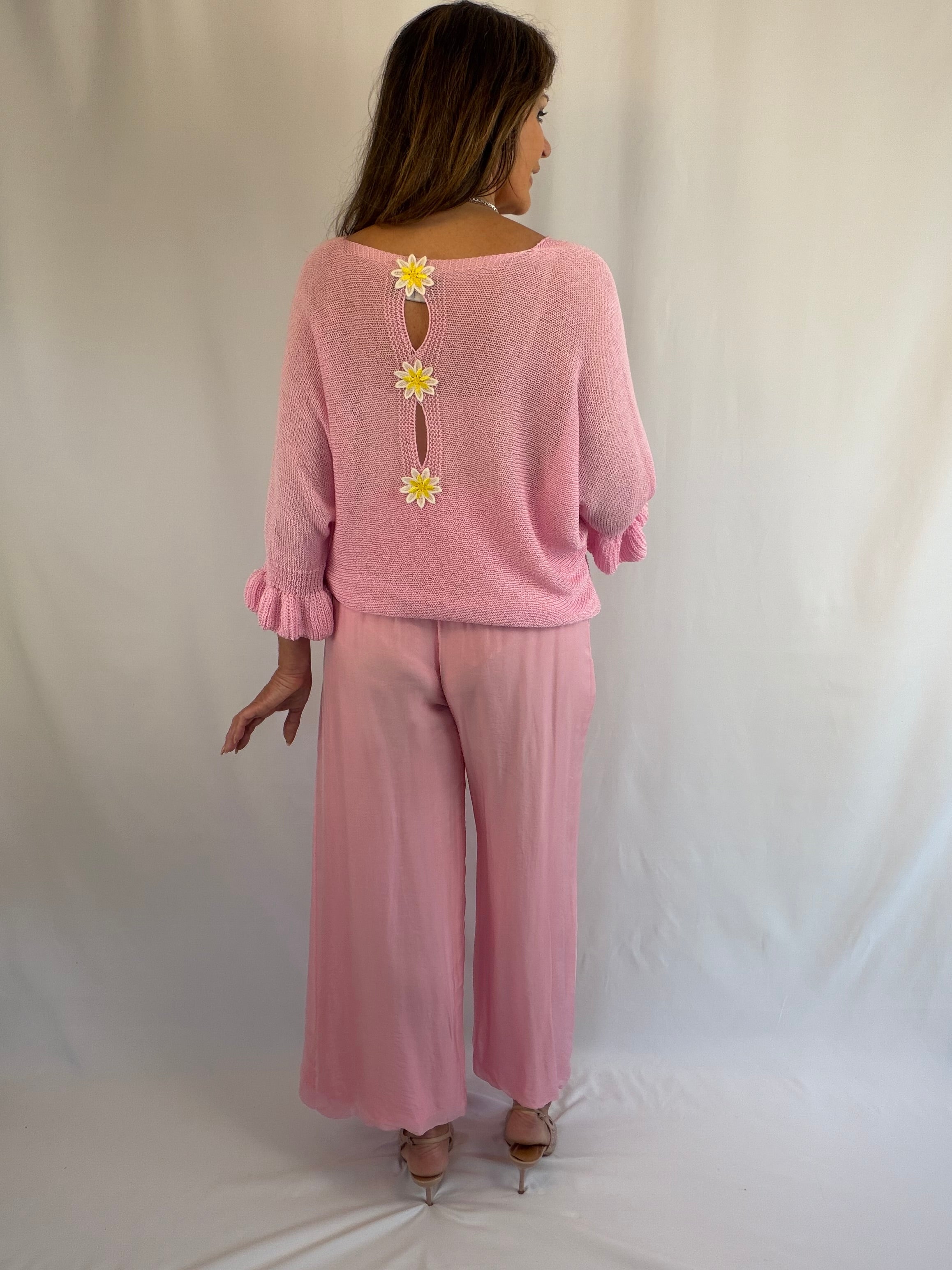 DAISY TOP - Blue or pink