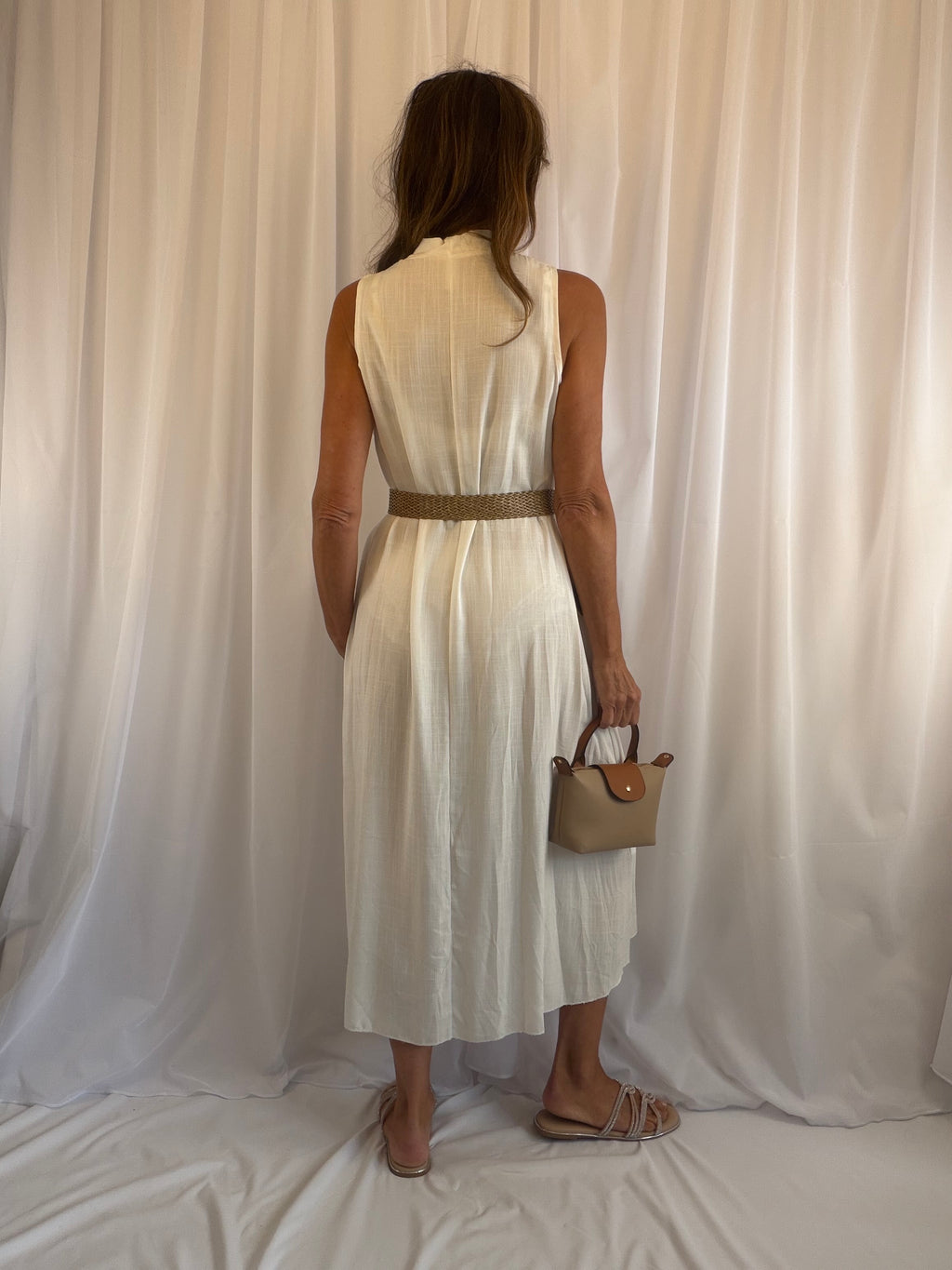 Lucia the V neck maxi