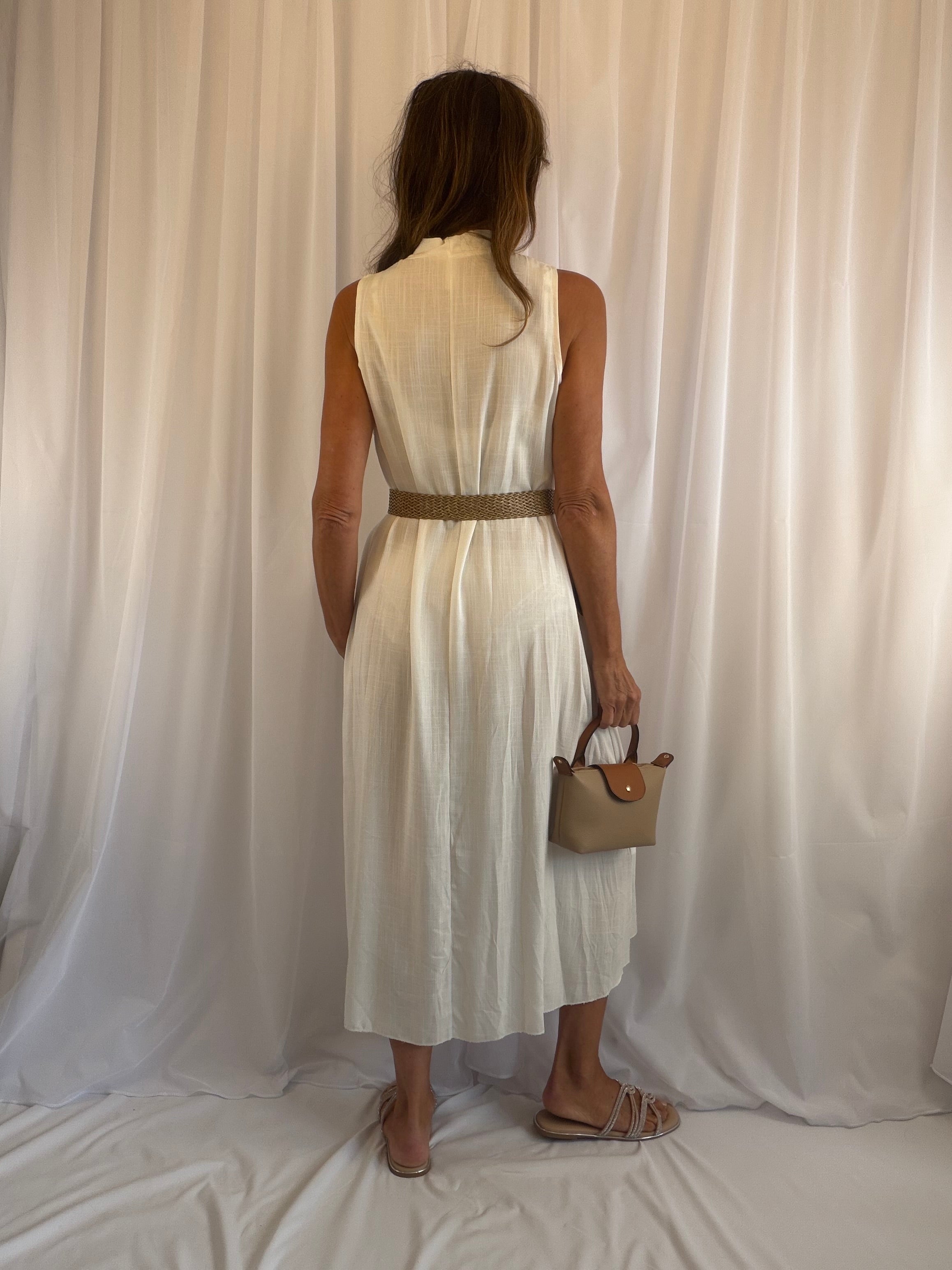 Lucia the V neck maxi