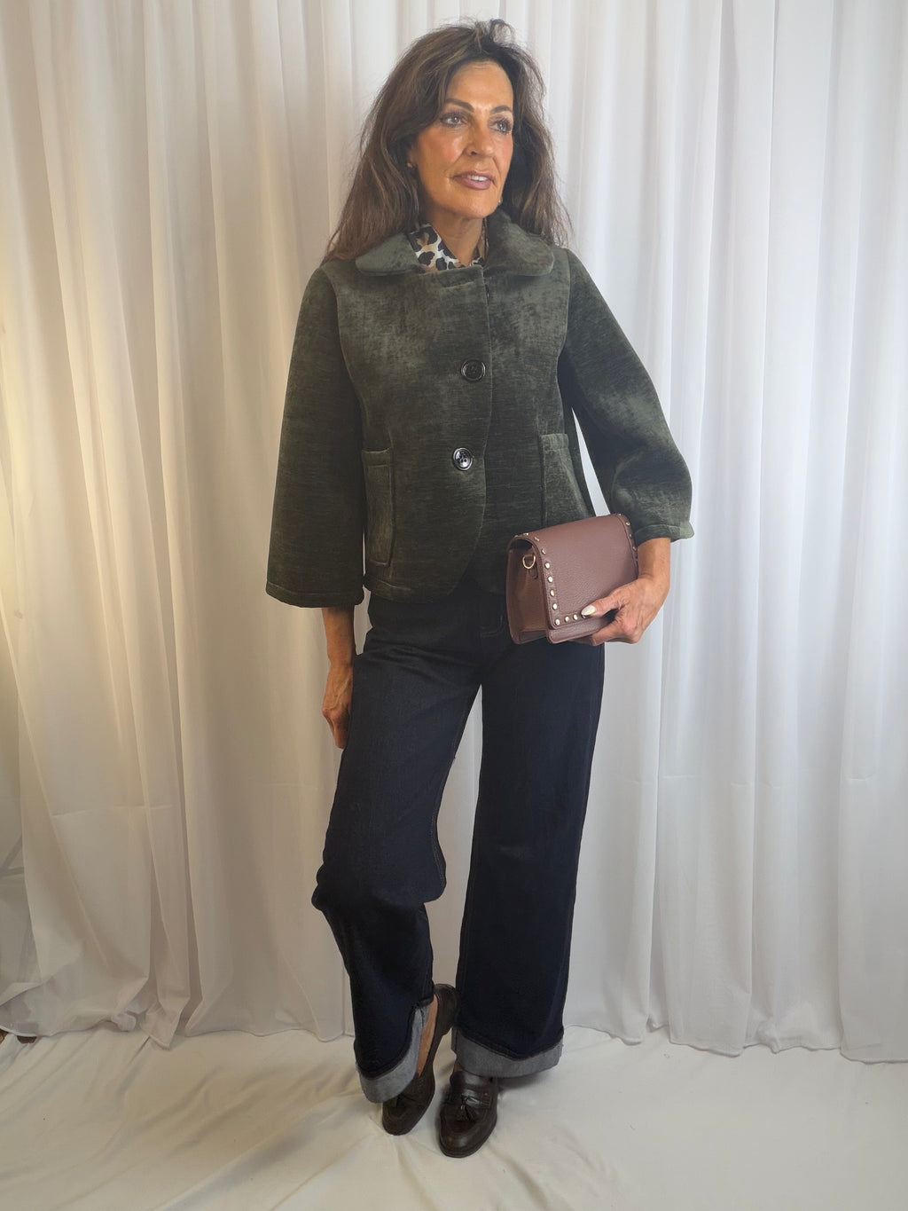 Genevieve Luxe Velvety Jacket