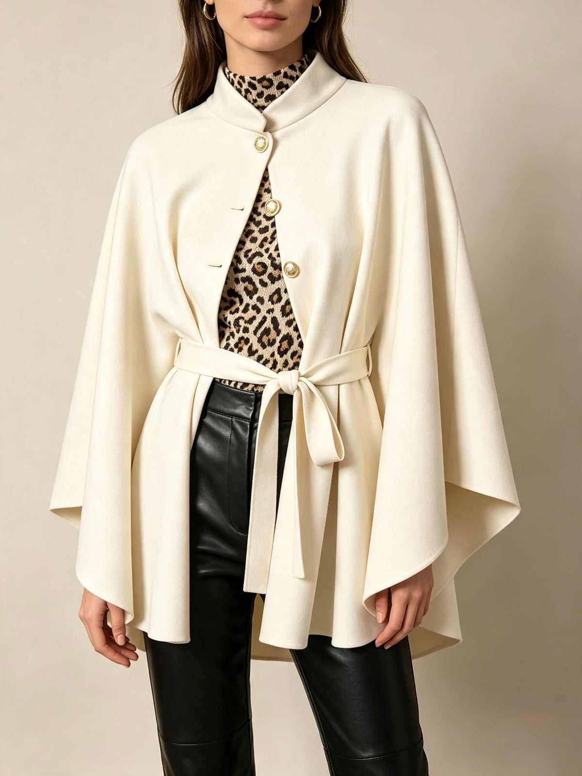 Petra Suedette poncho