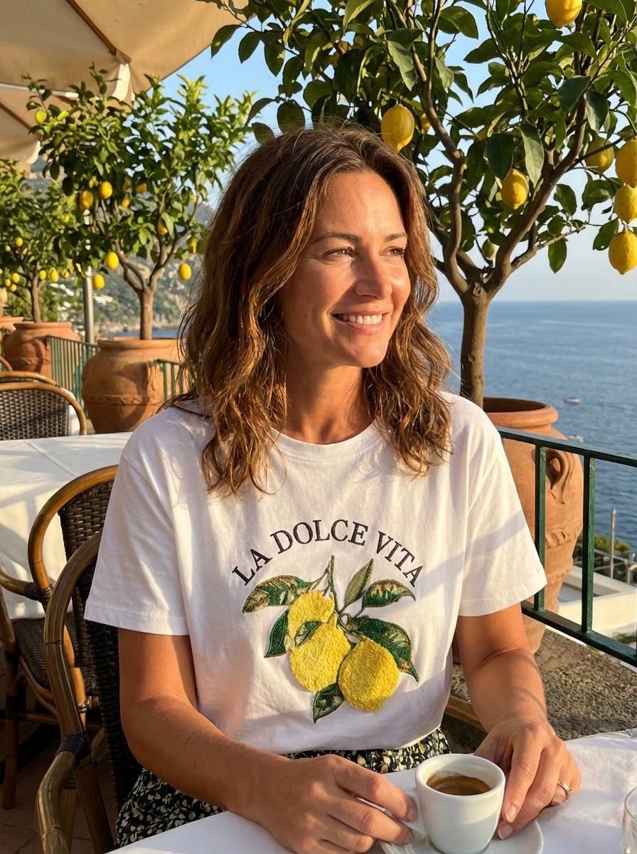 La Dolce Vita Lemon Tee