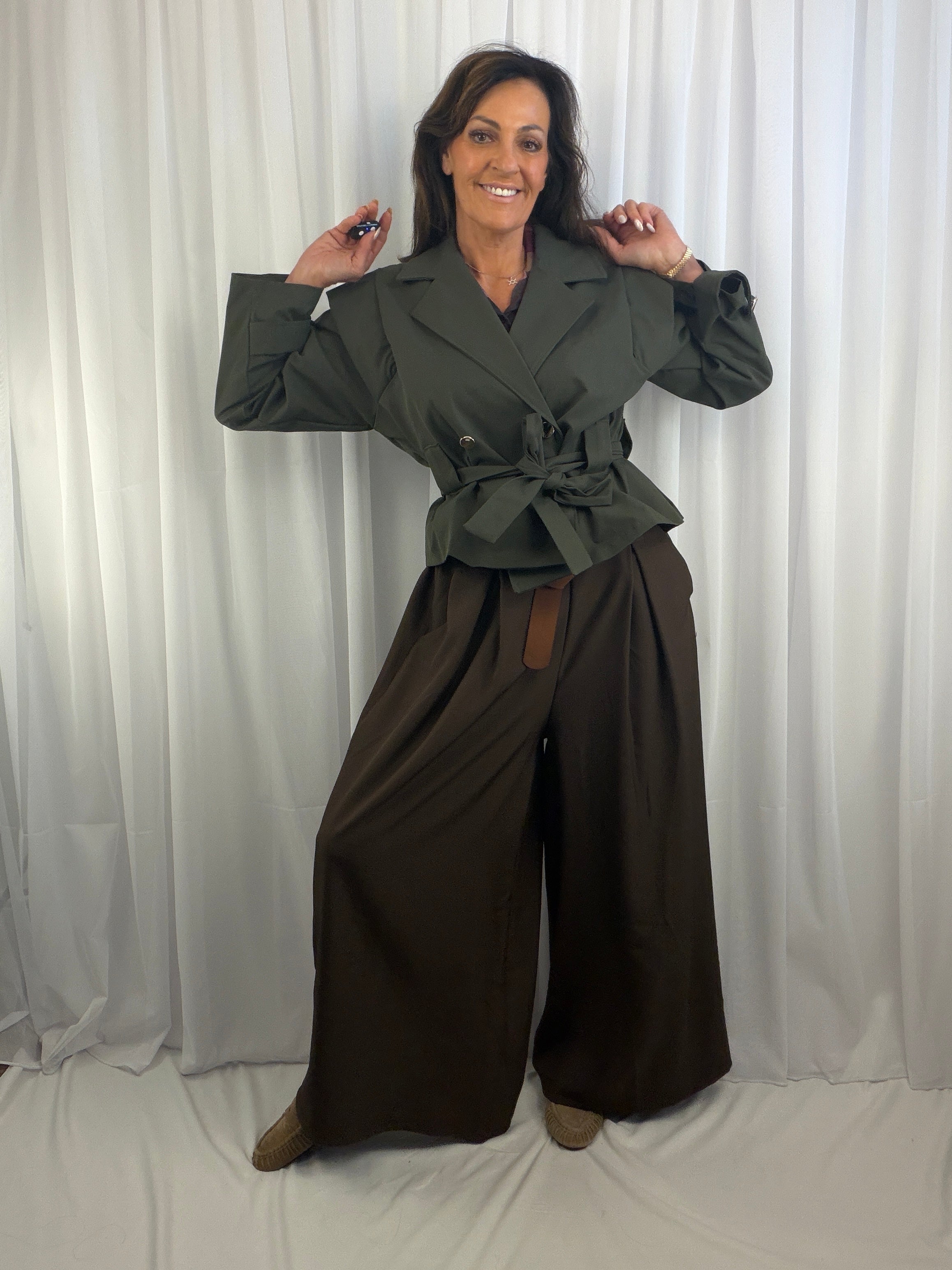 Wendy wide leg trousers