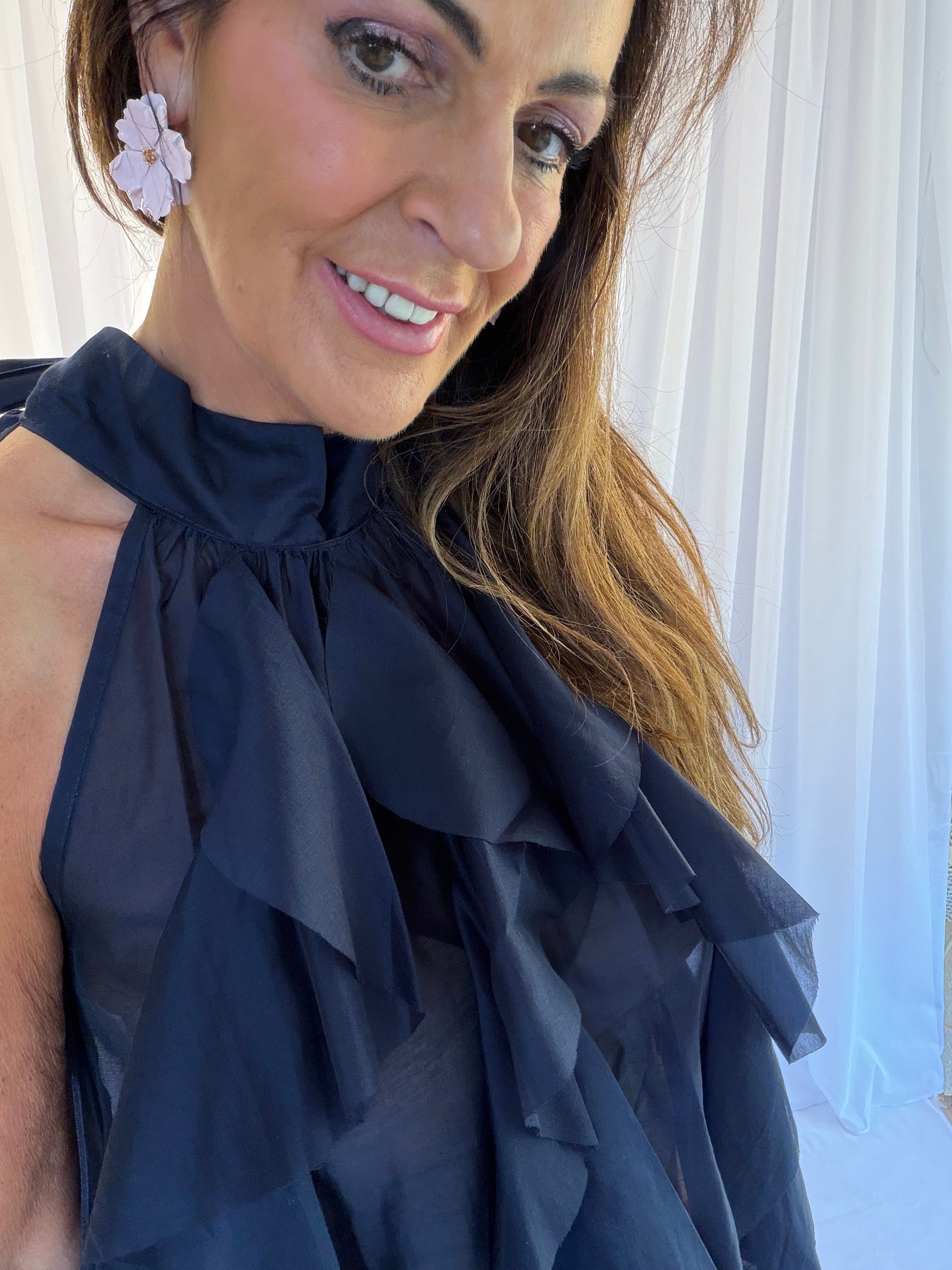 ‘Russella ruffle top