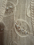 Gina pearl/beading crochet top
