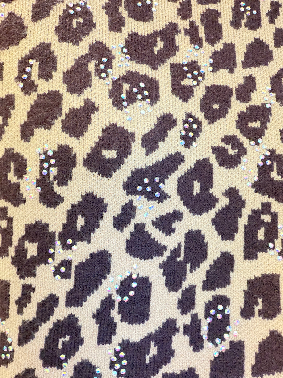 Isabella, animal print sparkle jumper