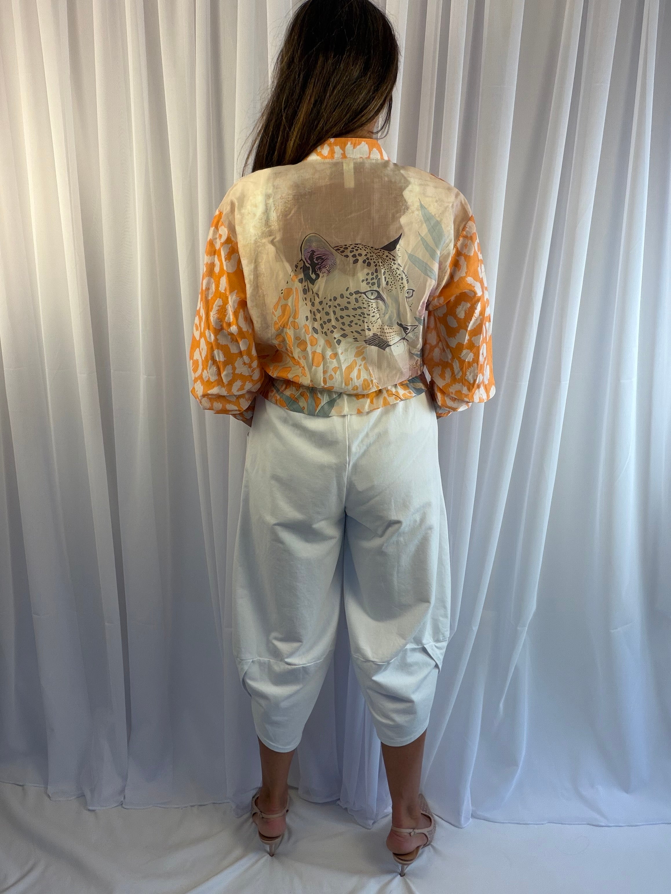 Iona - Animal print bomber jacket