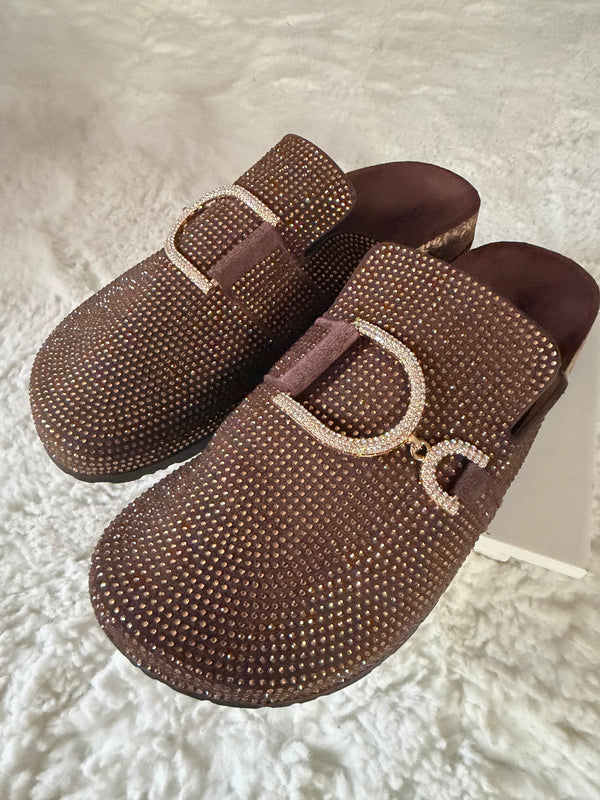 luna sparkle mules