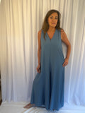 Sleeveless luxe jumpsuit