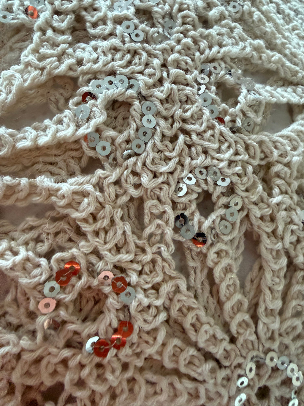 ‘Cherry’ Shimmer Detail Crochet
Stretch Top