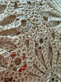 ‘Cherry’ Shimmer Detail Crochet
Stretch Top