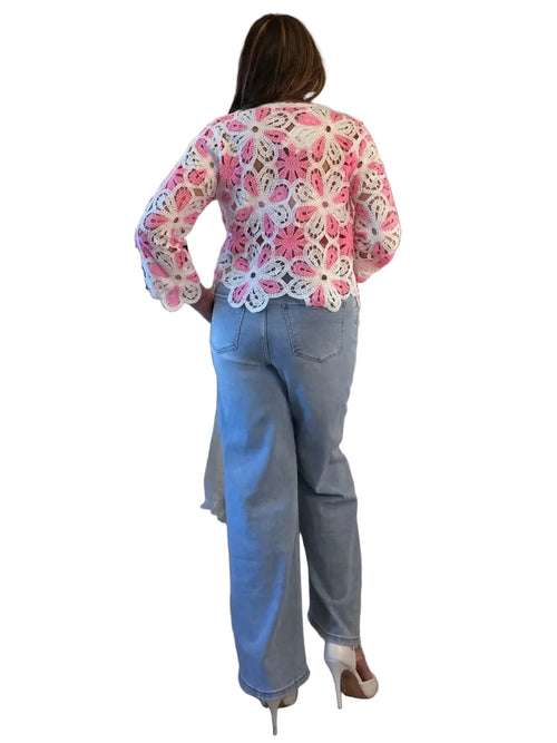 Fiona Floral Crochet Top