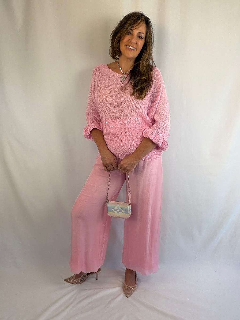 DAISY TOP - Blue or pink