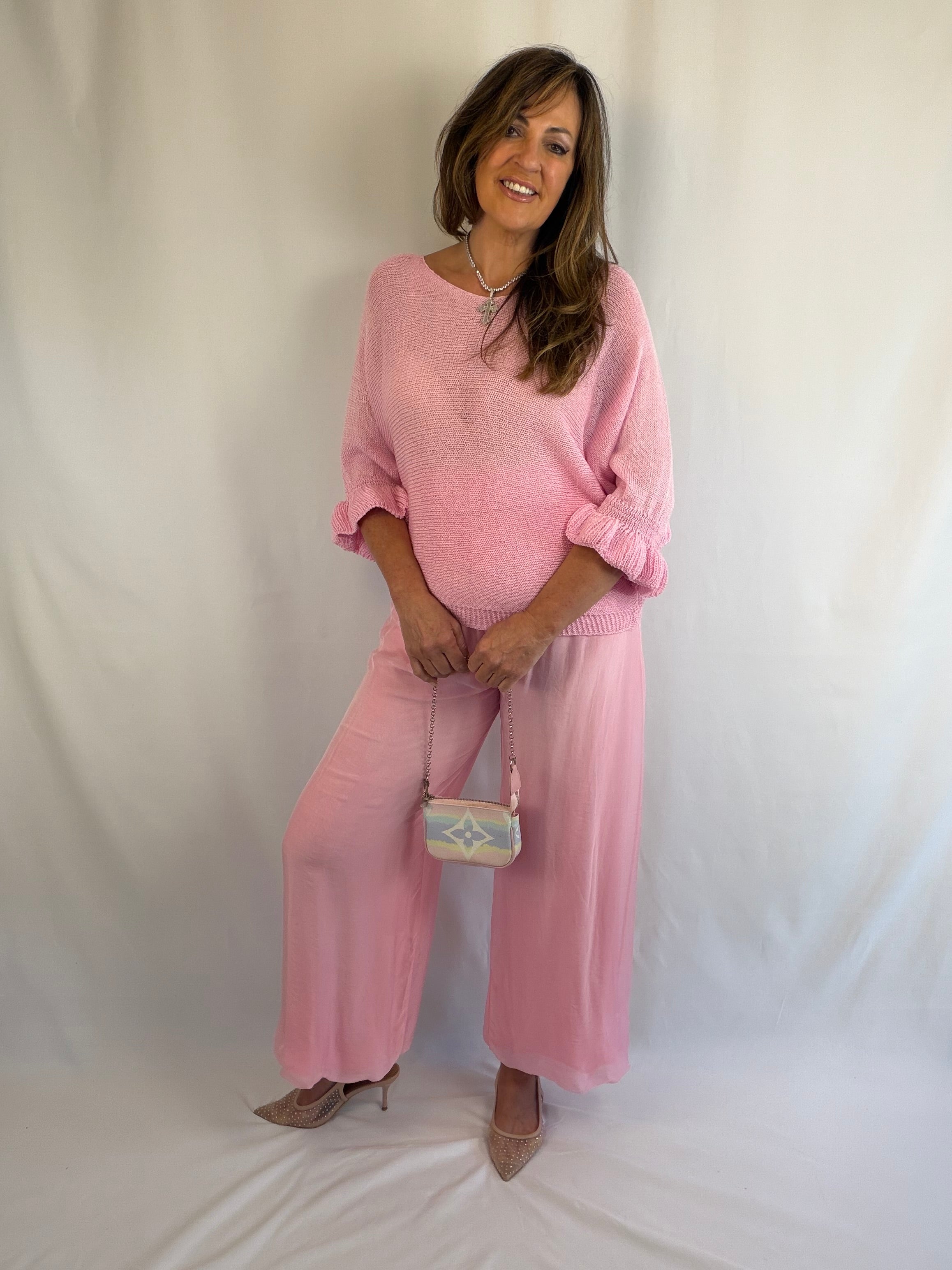 DAISY TOP - Blue or pink