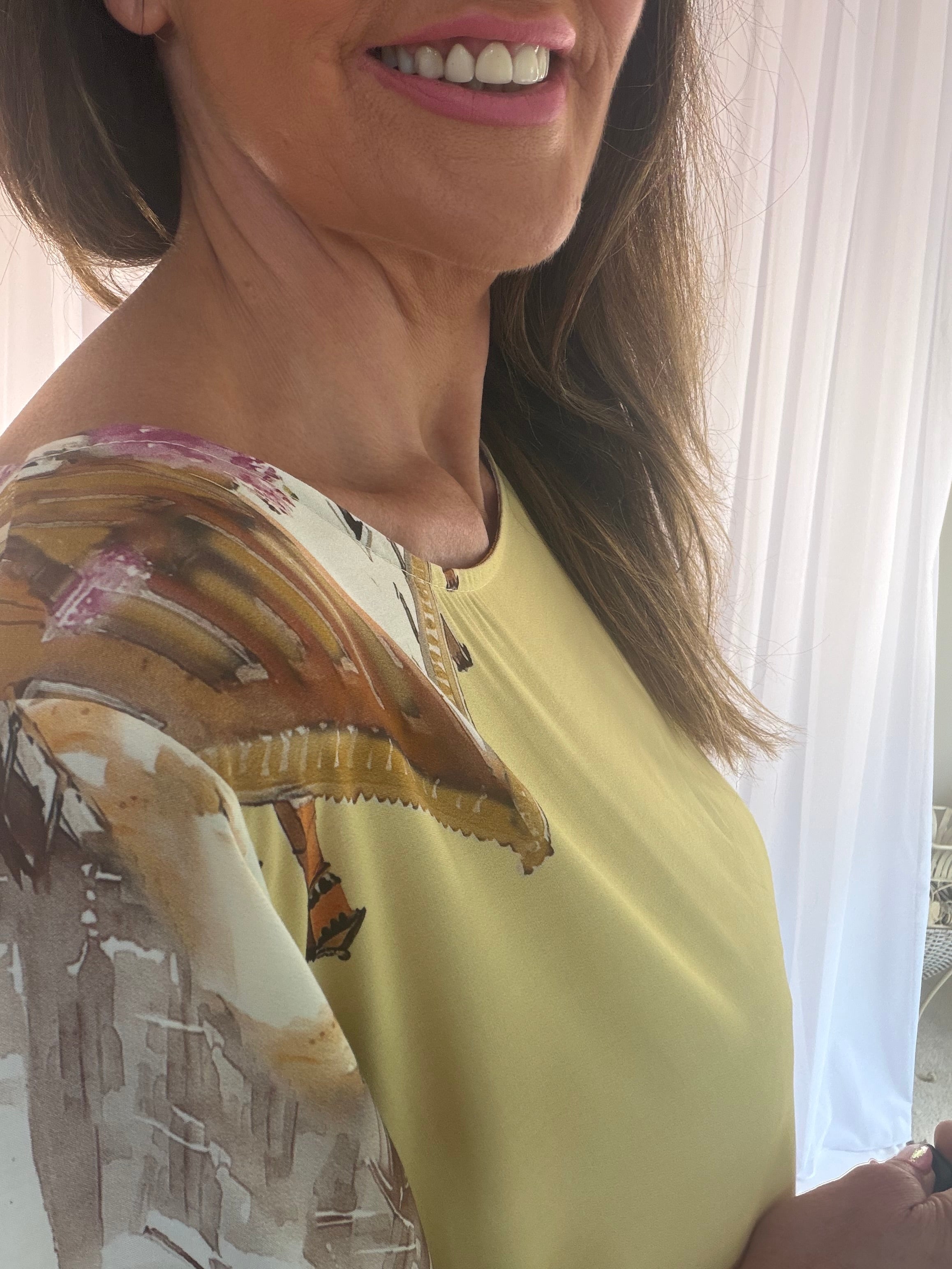 Venice cap sleeve dress