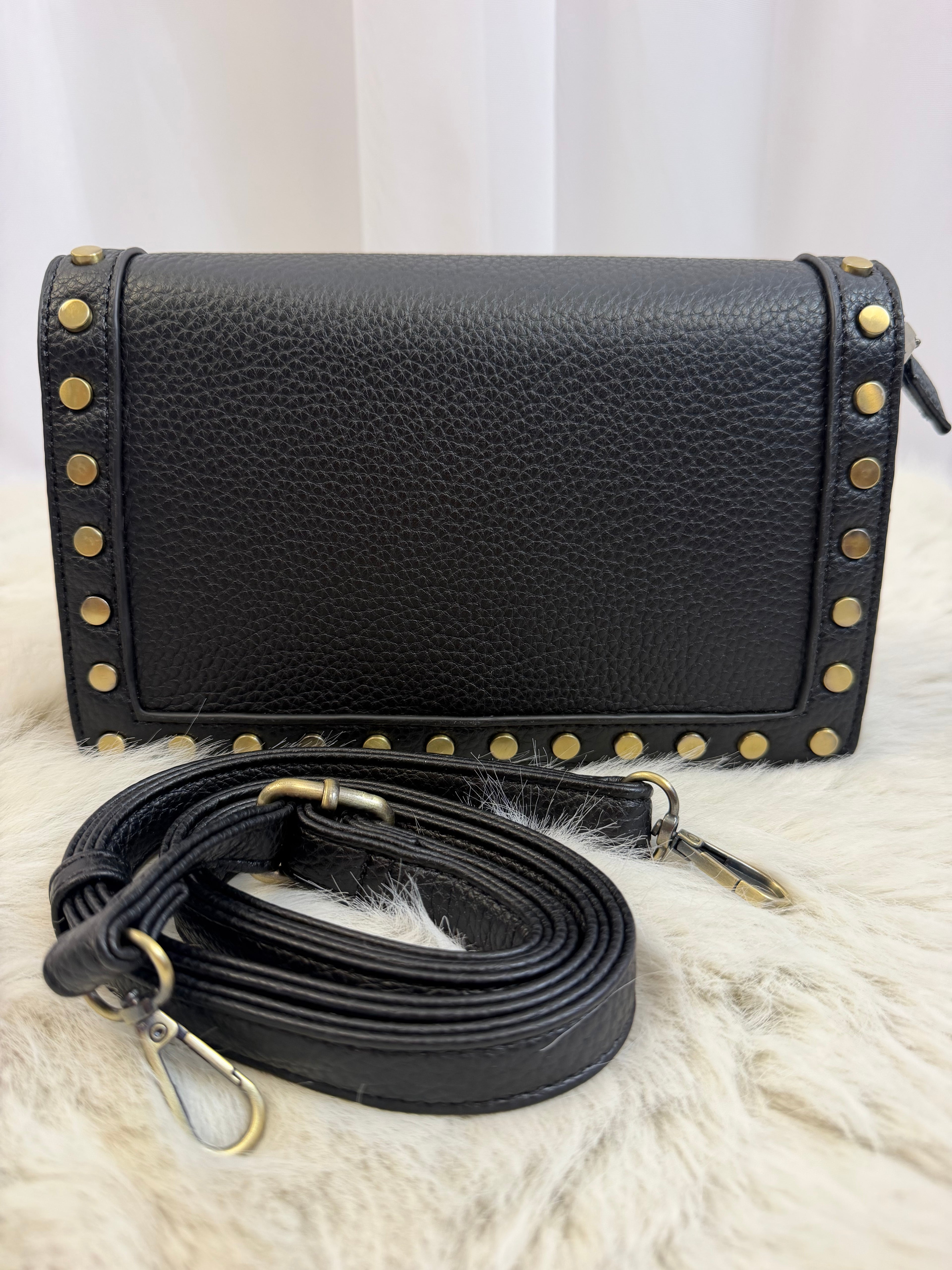 Lorna studded shoulder strap bag
