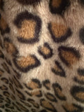 Lena the leopard faux fur gilet