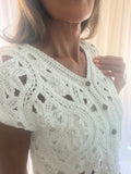 Carina crochet embellished  waistcoat